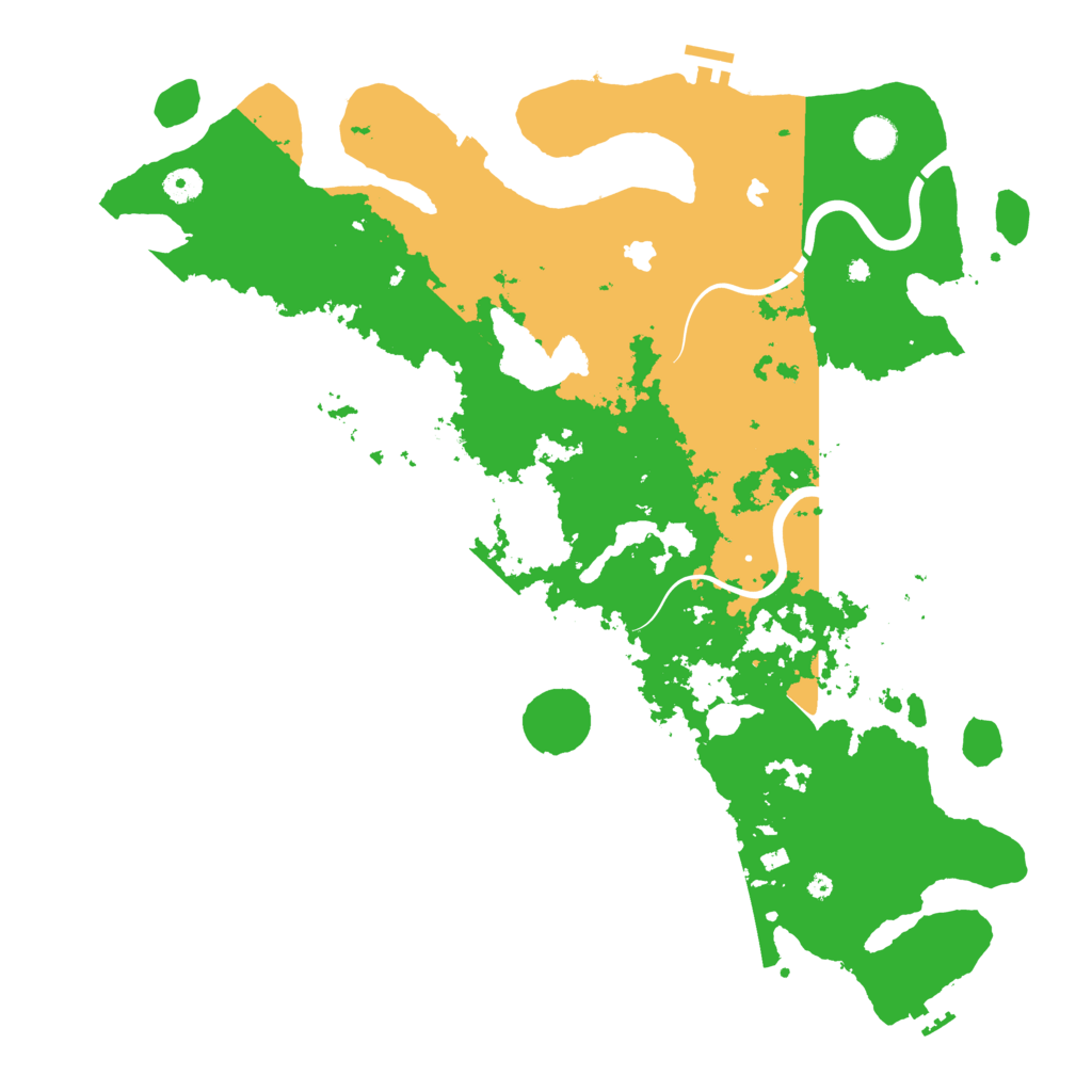 Biome Rust Map: Procedural Map, Size: 4500, Seed: 6900