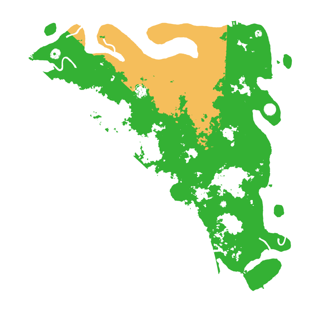 Biome Rust Map: Procedural Map, Size: 4500, Seed: 6900