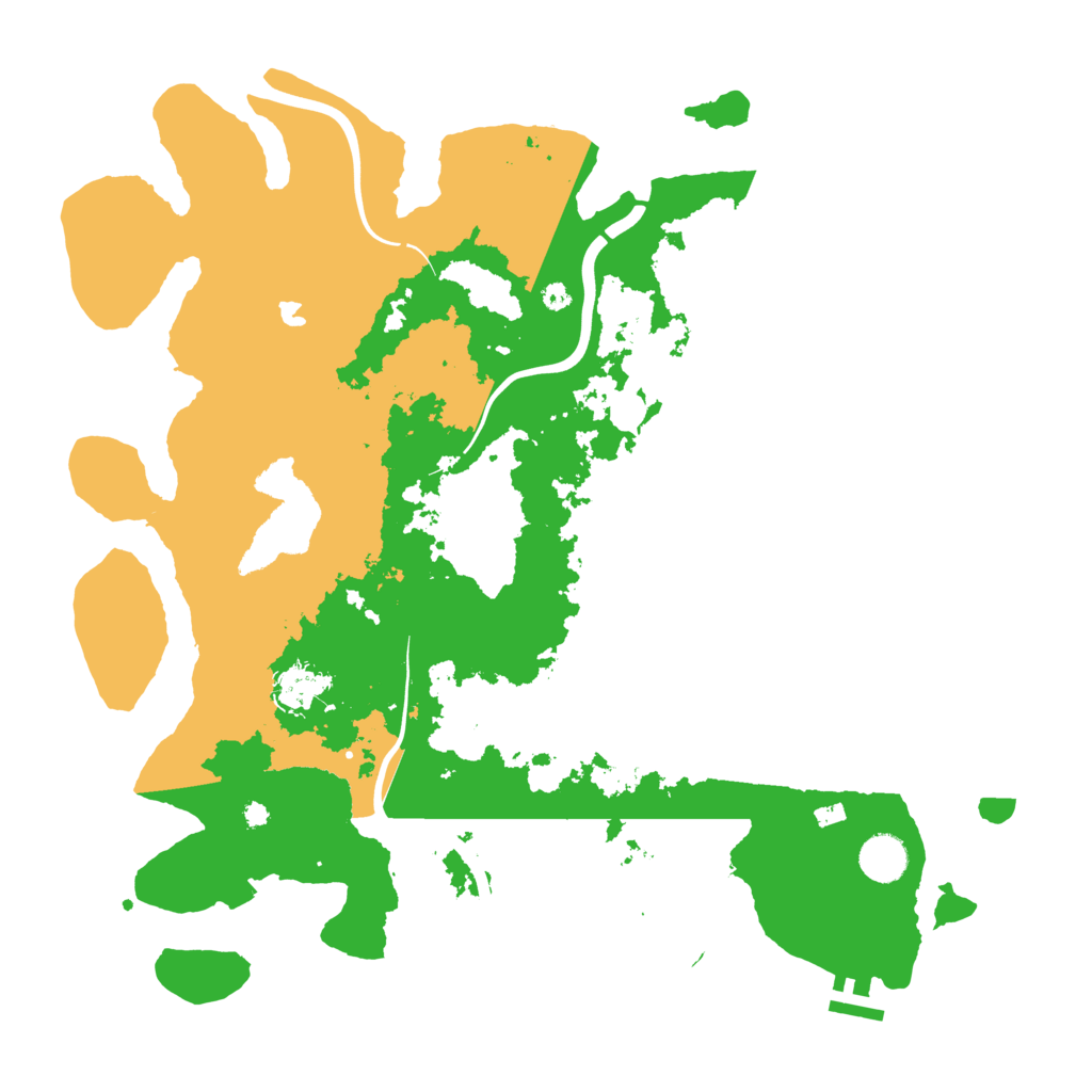 Biome Rust Map: Procedural Map, Size: 4000, Seed: 32780