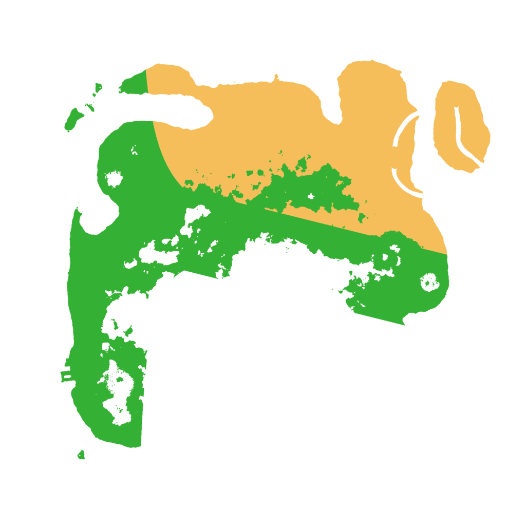 Biome Rust Map: Procedural Map, Size: 3000, Seed: 64413570