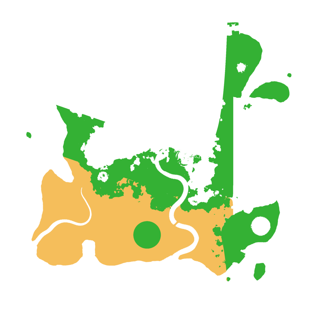 Biome Rust Map: Procedural Map, Size: 3000, Seed: 1131011915