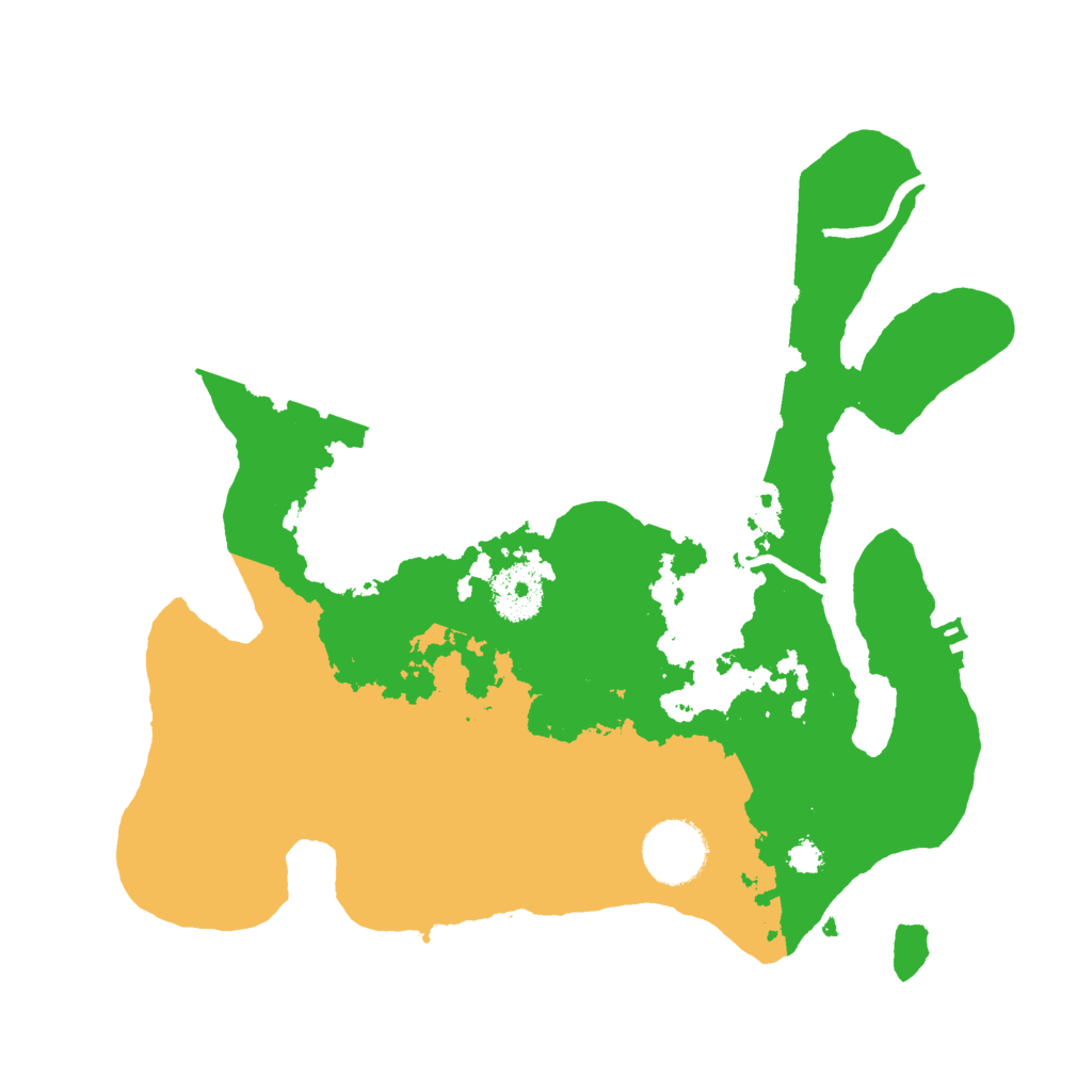 Biome Rust Map: Procedural Map, Size: 3000, Seed: 1131011915