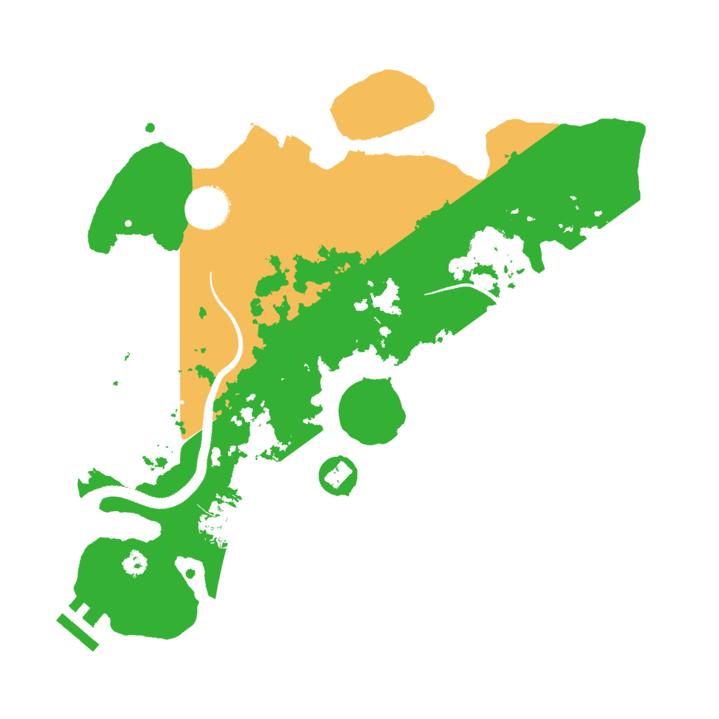 Biome Rust Map: Procedural Map, Size: 3000, Seed: 617856000
