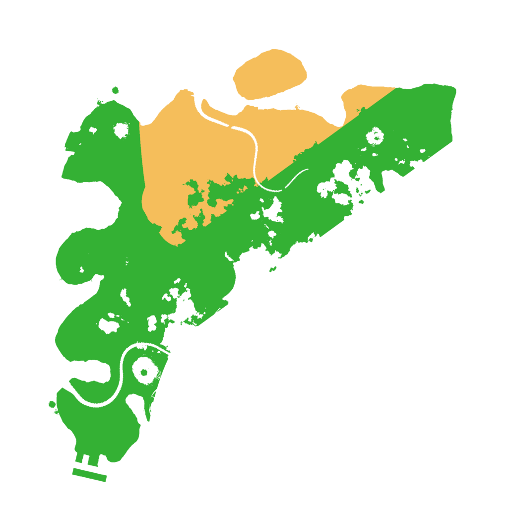 Biome Rust Map: Procedural Map, Size: 3000, Seed: 617856000