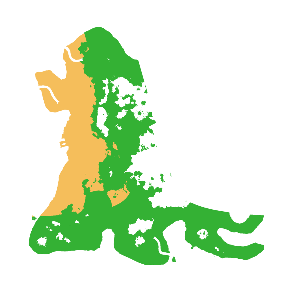 Biome Rust Map: Procedural Map, Size: 3000, Seed: 32273