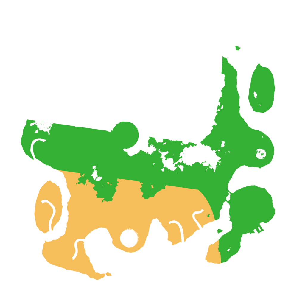 Biome Rust Map: Procedural Map, Size: 3000, Seed: 558668154