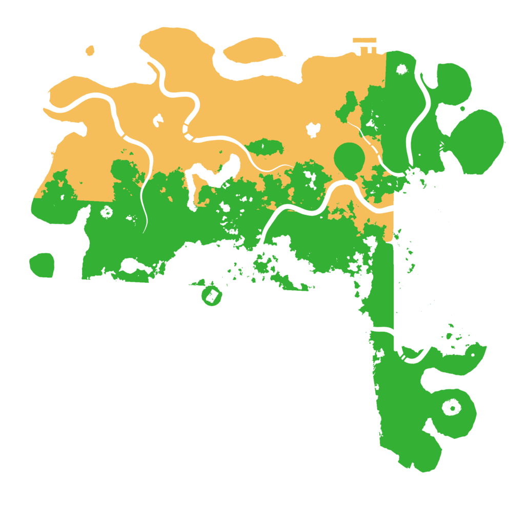 Biome Rust Map: Procedural Map, Size: 4500, Seed: 4527843