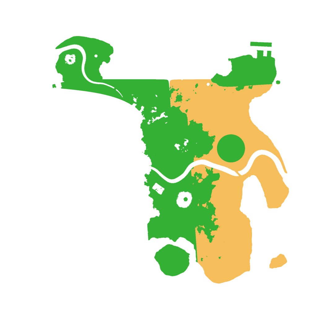 Biome Rust Map: Procedural Map, Size: 2998, Seed: 100