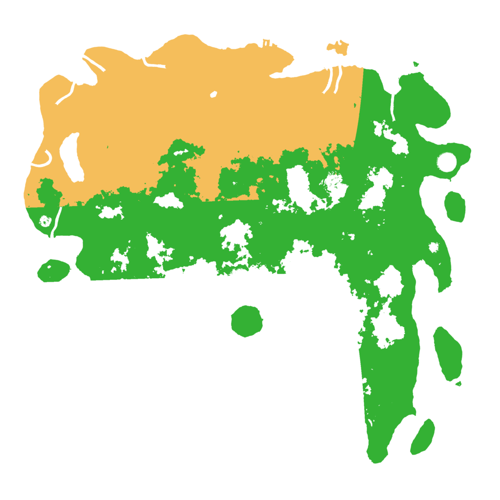 Biome Rust Map: Procedural Map, Size: 4500, Seed: 693196152