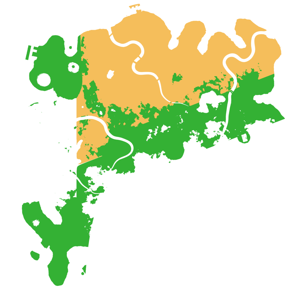 Biome Rust Map: Procedural Map, Size: 4250, Seed: 1232654352
