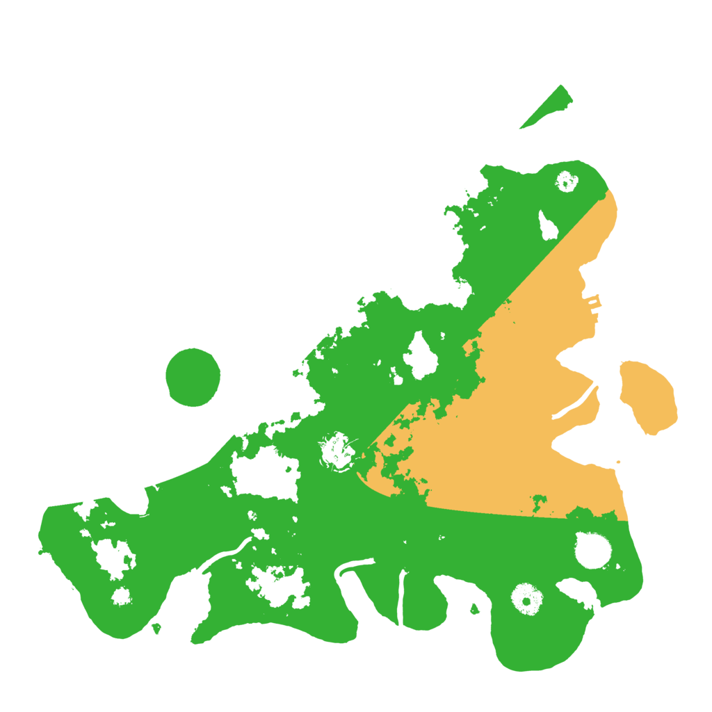 Biome Rust Map: Procedural Map, Size: 3500, Seed: 42176