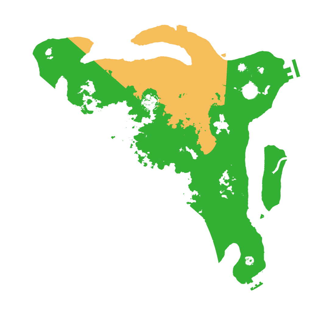 Biome Rust Map: Procedural Map, Size: 3500, Seed: 1085300724