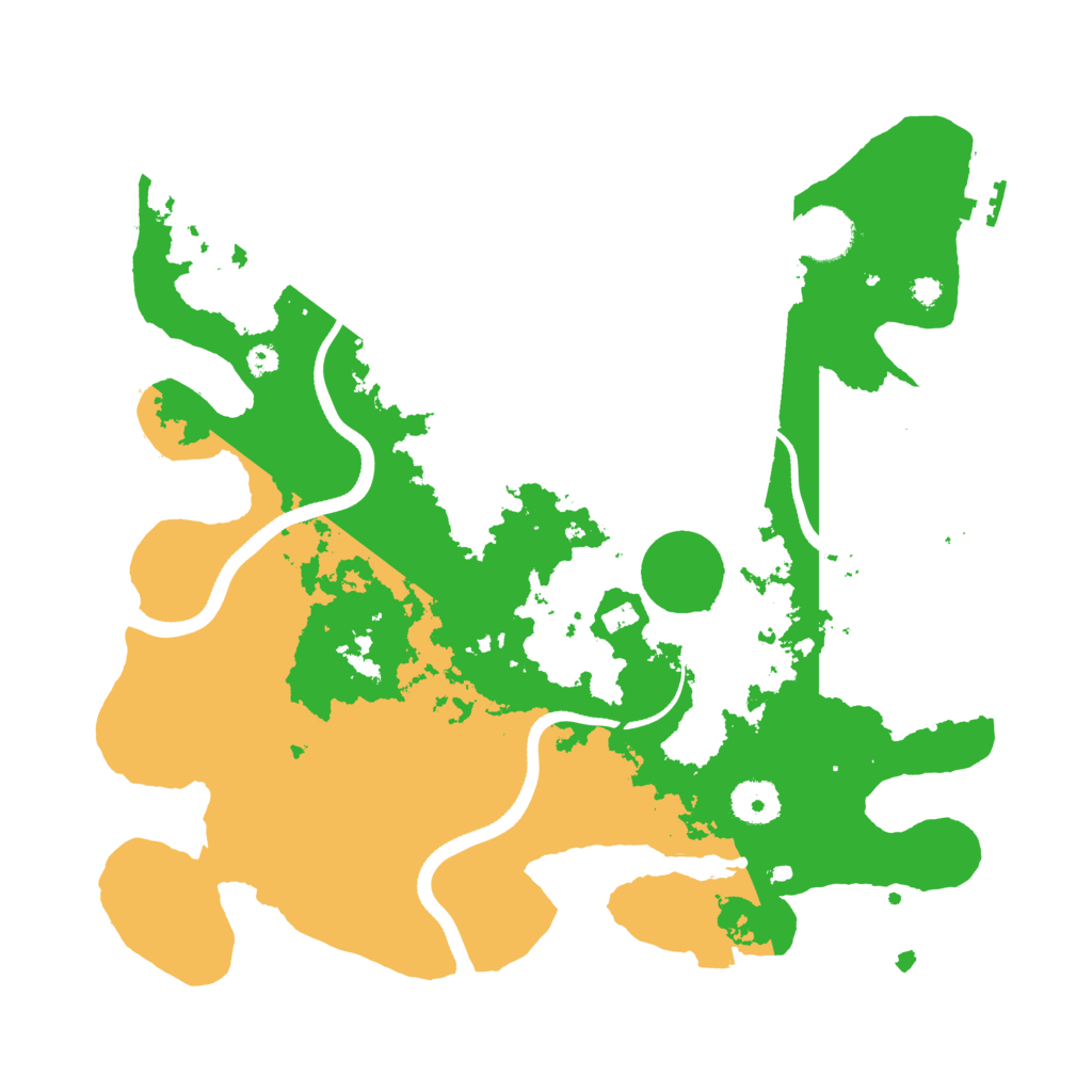 Biome Rust Map: Procedural Map, Size: 3500, Seed: 457692659