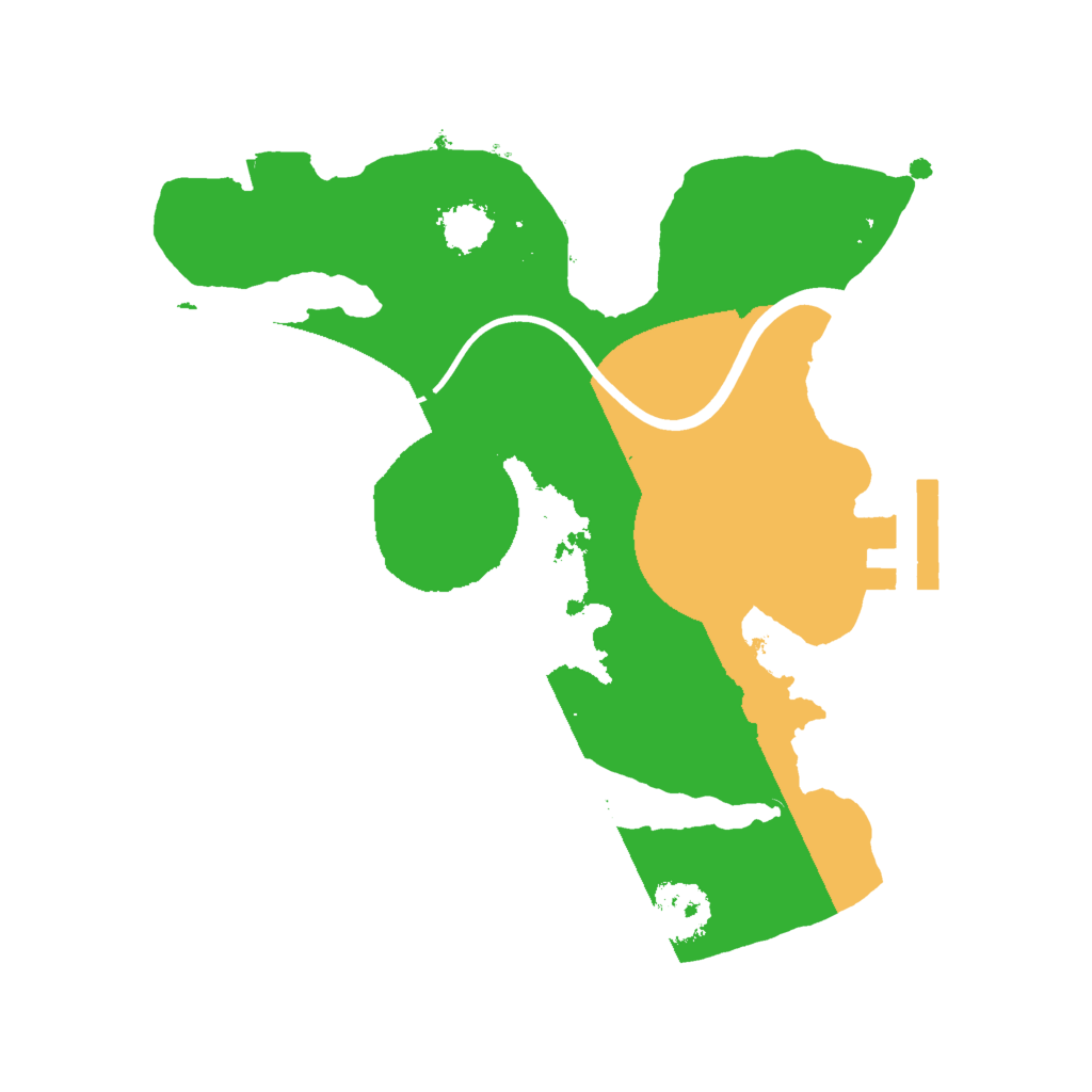 Biome Rust Map: Procedural Map, Size: 2000, Seed: 1680973625