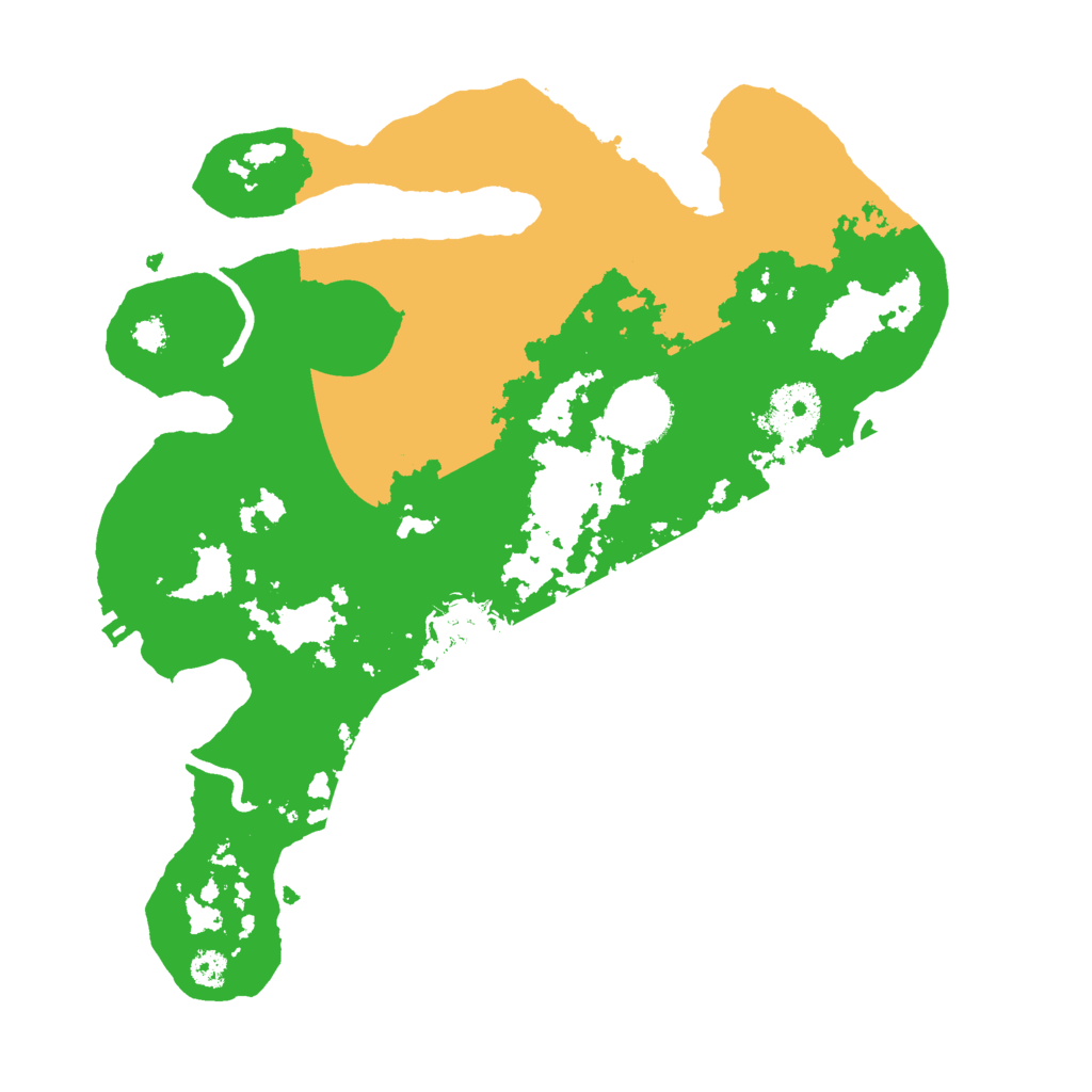 Biome Rust Map: Procedural Map, Size: 3000, Seed: 309010