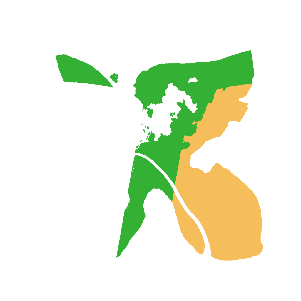 Biome Rust Map: Procedural Map, Size: 1700, Seed: 45378
