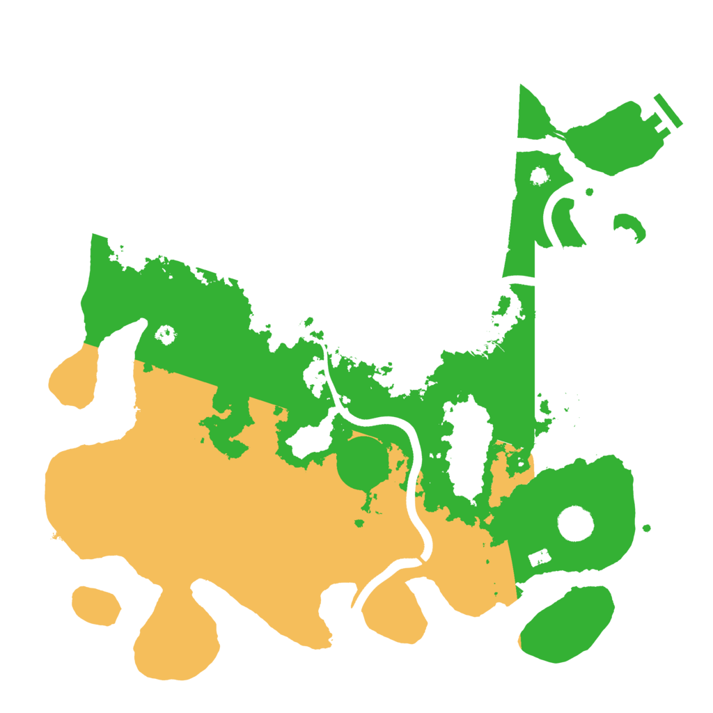 Biome Rust Map: Procedural Map, Size: 3700, Seed: 3514648