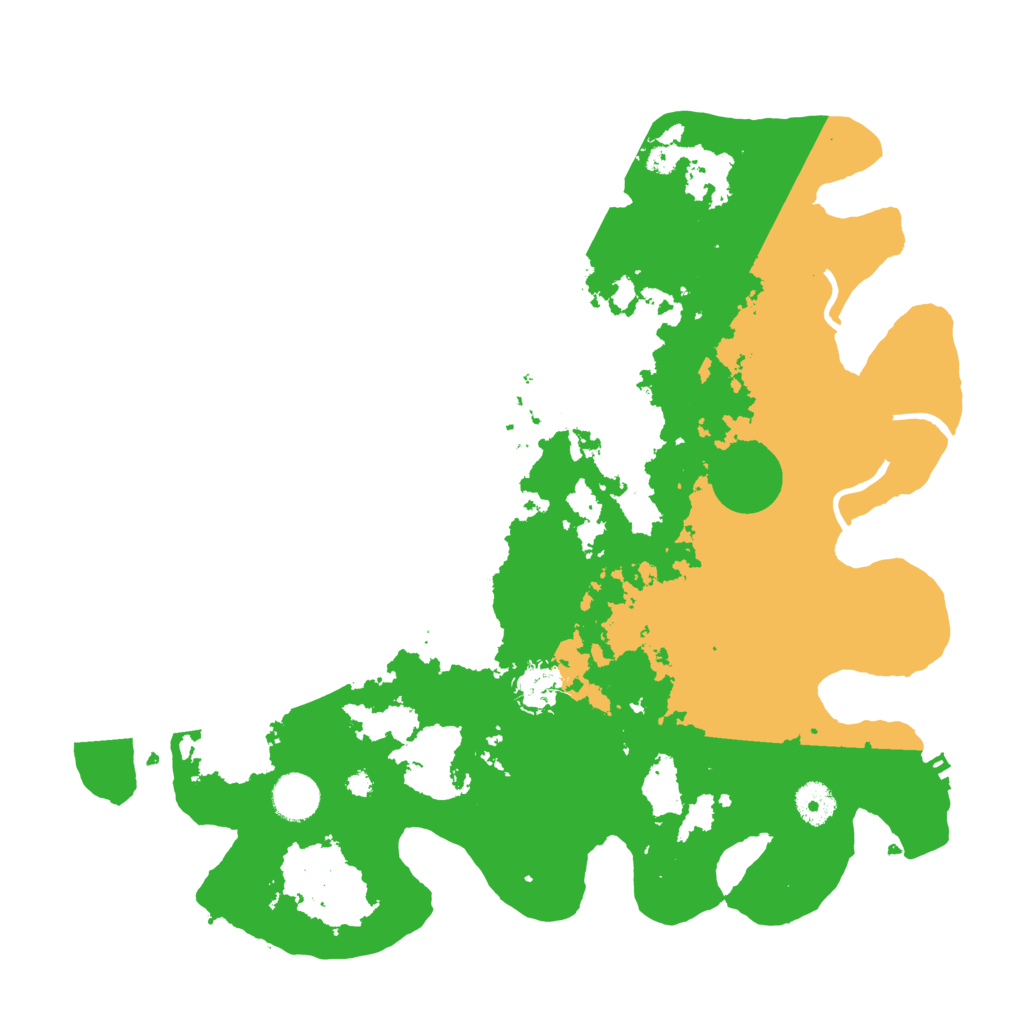 Biome Rust Map: Procedural Map, Size: 3800, Seed: 166909648