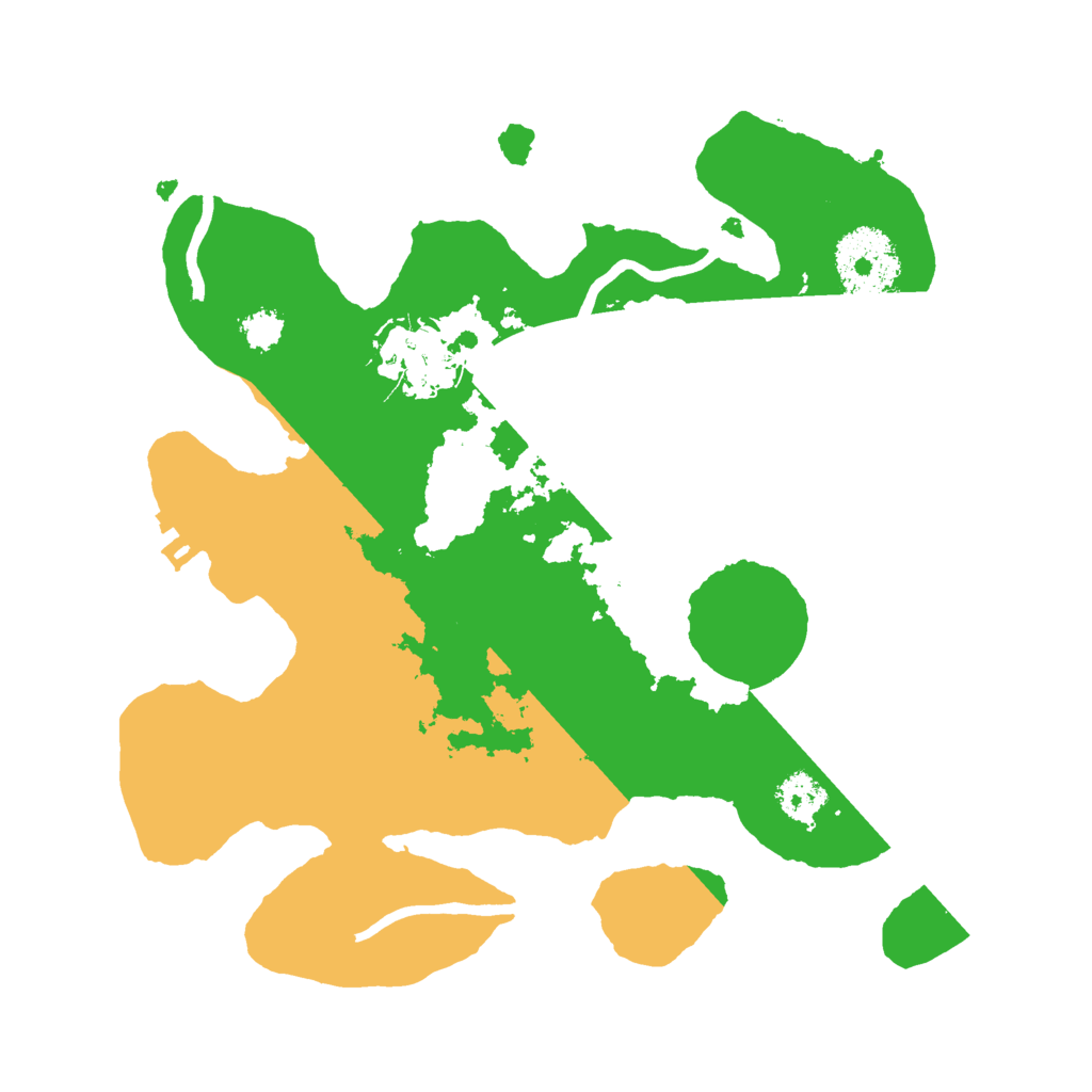 Biome Rust Map: Procedural Map, Size: 2500, Seed: 312109684