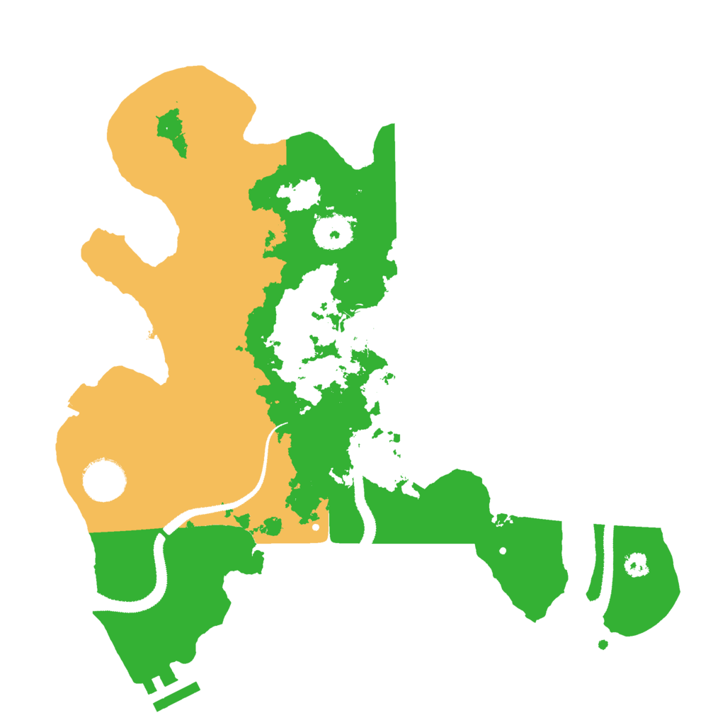 Biome Rust Map: Procedural Map, Size: 3000, Seed: 2128738641