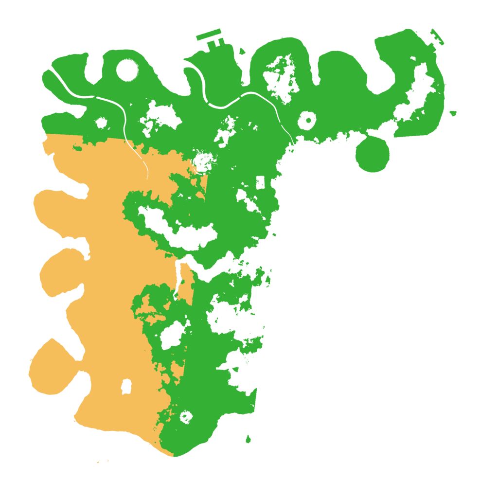 Biome Rust Map: Procedural Map, Size: 4000, Seed: 19930318