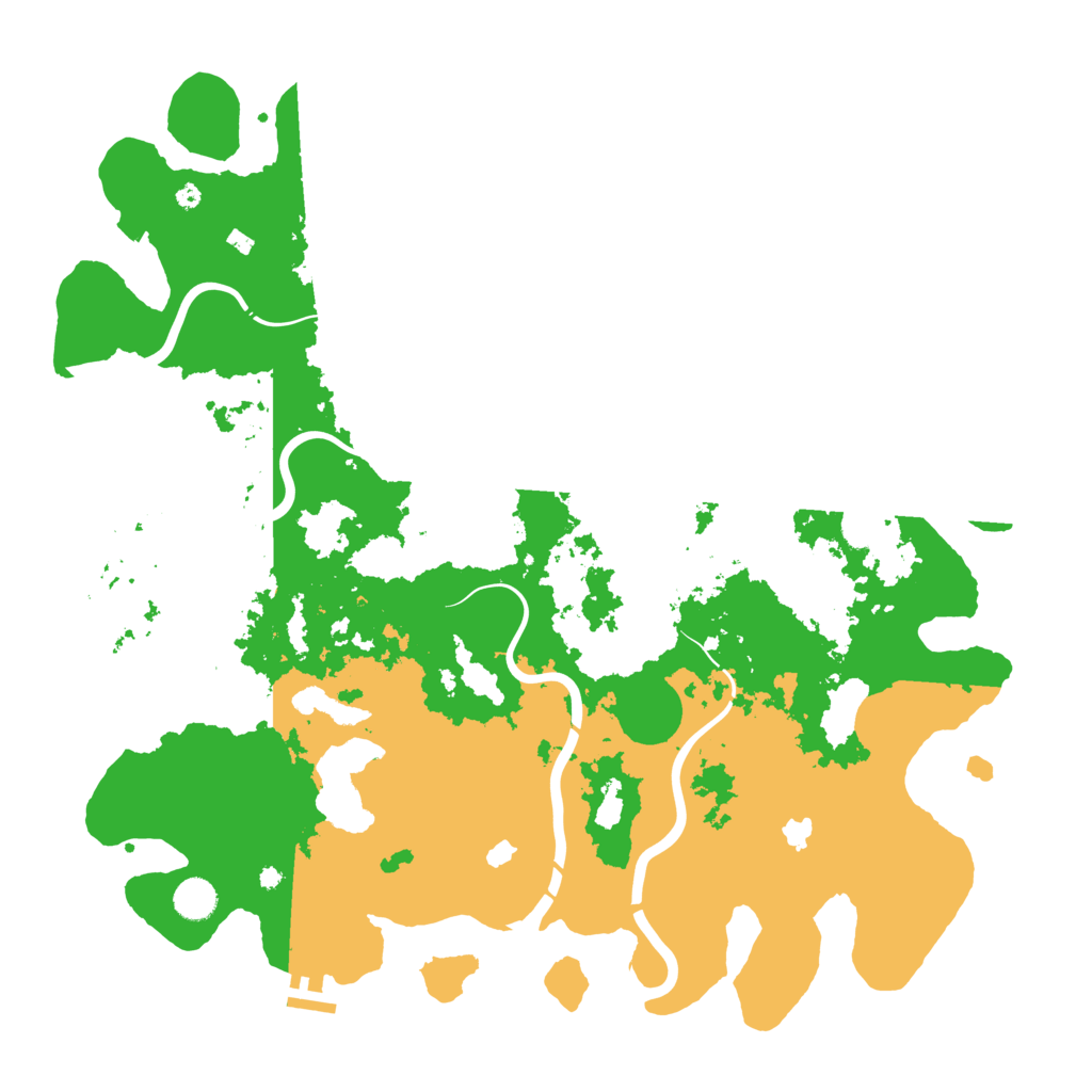 Biome Rust Map: Procedural Map, Size: 4500, Seed: 681316303
