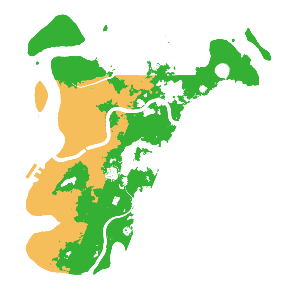 Biome Rust Map: Procedural Map, Size: 3700, Seed: 1219295743