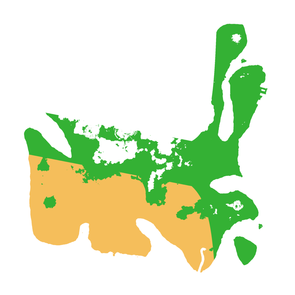 Biome Rust Map: Procedural Map, Size: 3000, Seed: 635058890