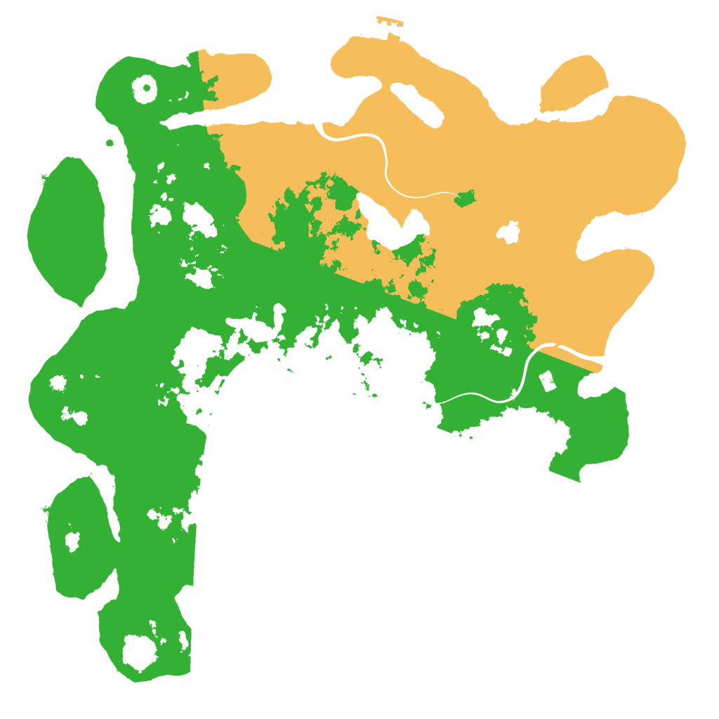 Biome Rust Map: Procedural Map, Size: 4000, Seed: 378