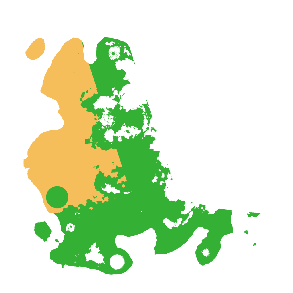 Biome Rust Map: Procedural Map, Size: 3500, Seed: 1994235807