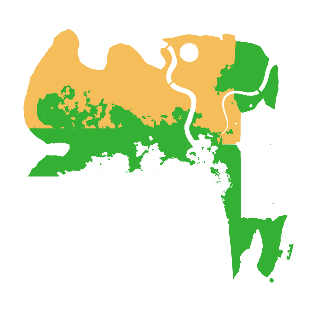 Biome Rust Map: Procedural Map, Size: 3000, Seed: 2000148407