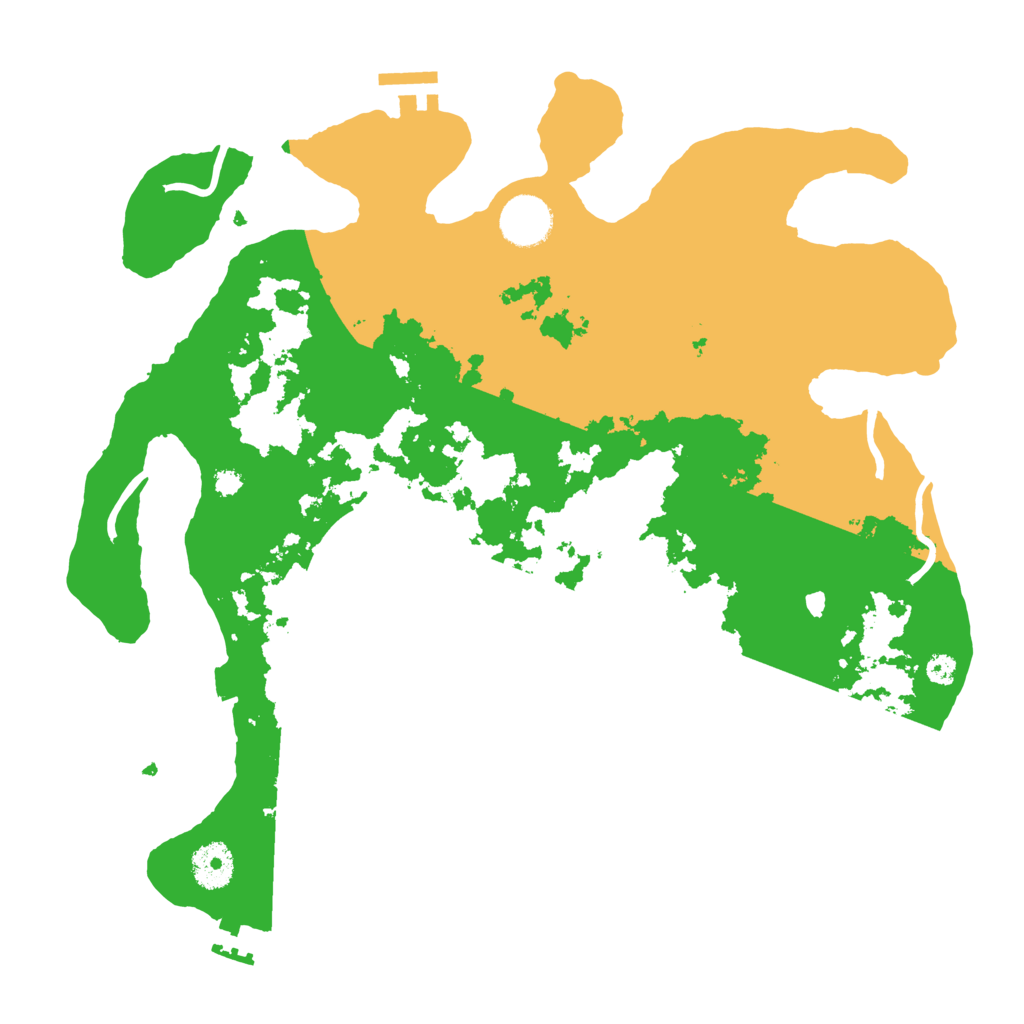 Biome Rust Map: Procedural Map, Size: 3500, Seed: 355292013