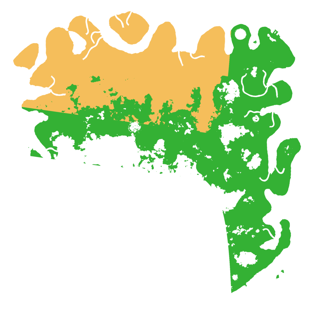 Biome Rust Map: Procedural Map, Size: 5000, Seed: 593129