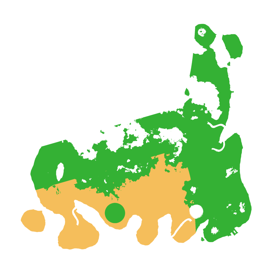 Biome Rust Map: Procedural Map, Size: 3500, Seed: 2031689547