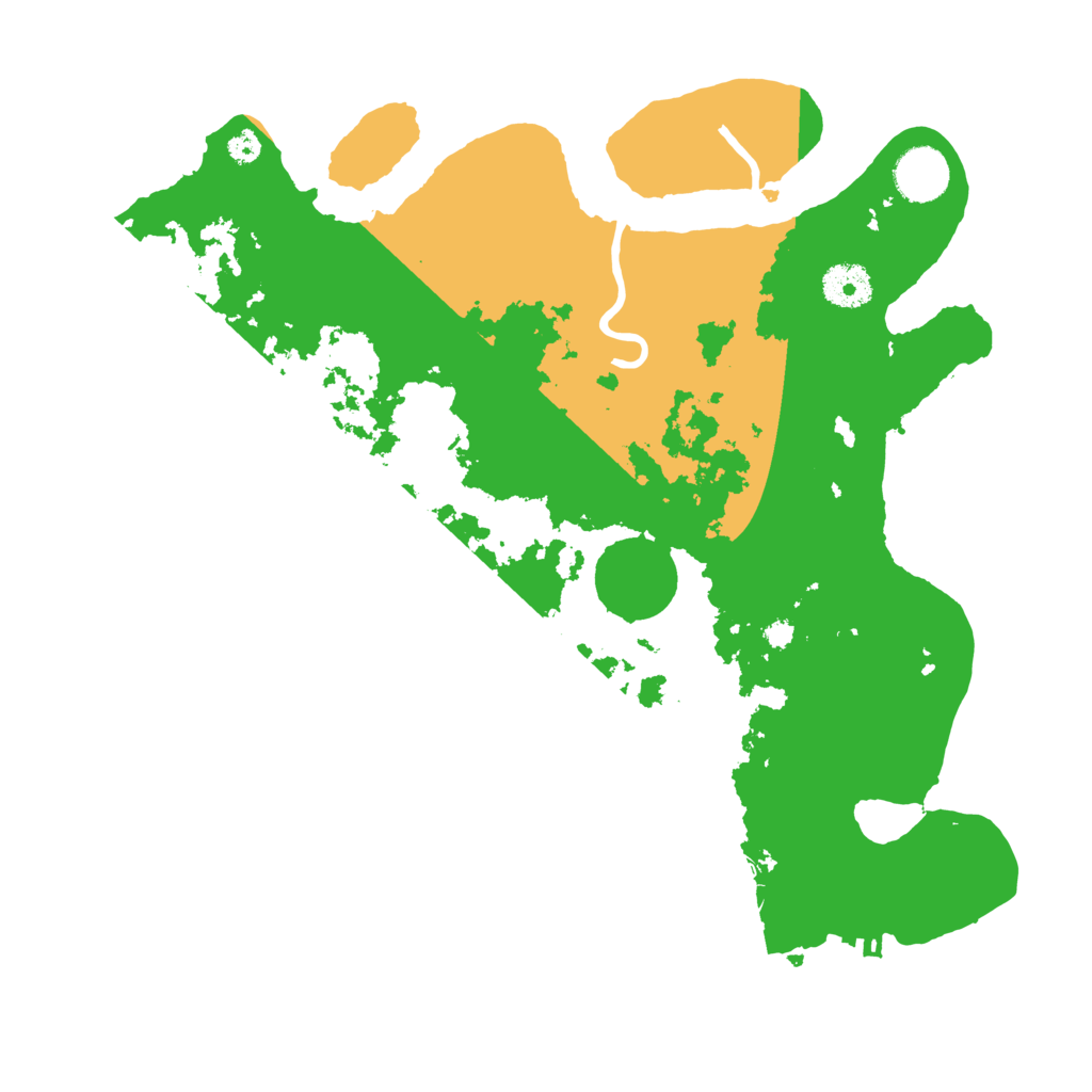 Biome Rust Map: Procedural Map, Size: 3500, Seed: 162647664