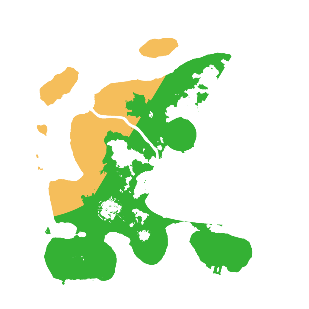 Biome Rust Map: Procedural Map, Size: 2500, Seed: 763294238