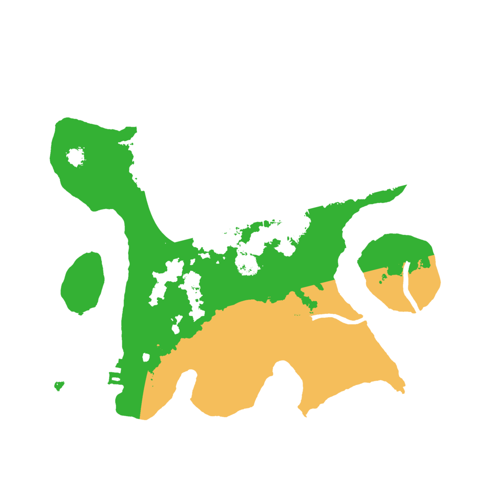 Biome Rust Map: Procedural Map, Size: 2500, Seed: 1931474080