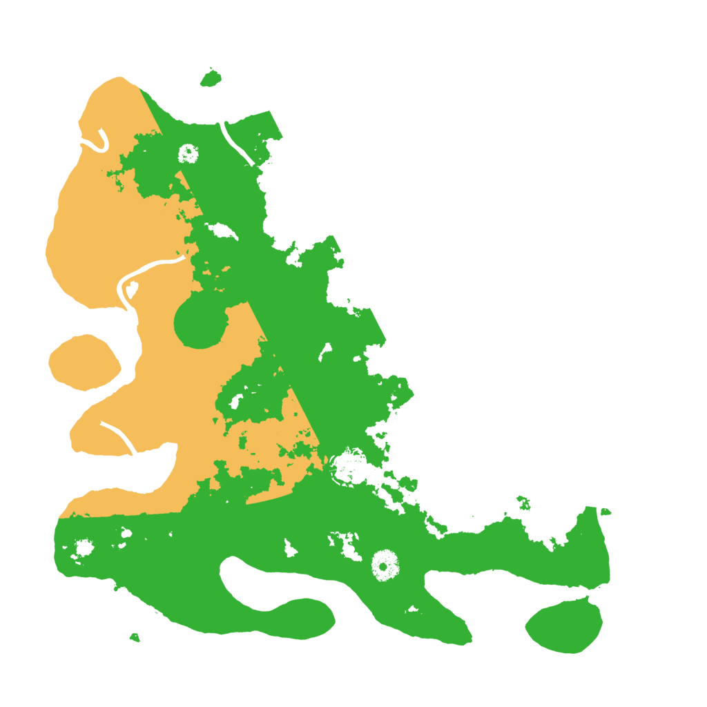 Biome Rust Map: Procedural Map, Size: 3600, Seed: 2091026