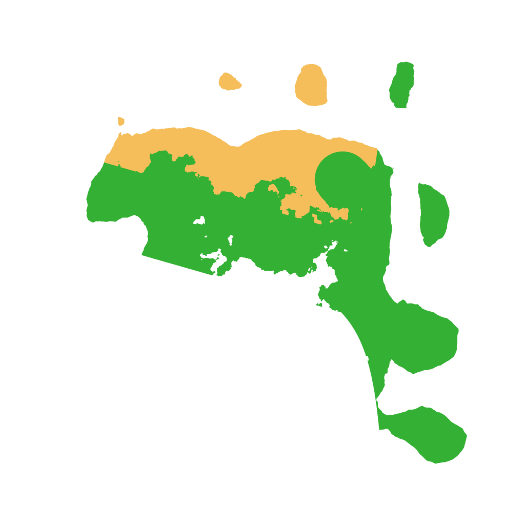 Biome Rust Map: Barren, Size: 2500, Seed: 810241