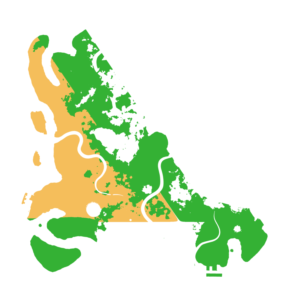Biome Rust Map: Procedural Map, Size: 3800, Seed: 1321596610