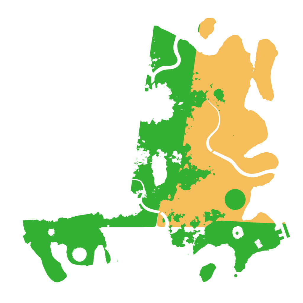 Biome Rust Map: Procedural Map, Size: 3850, Seed: 1386881583