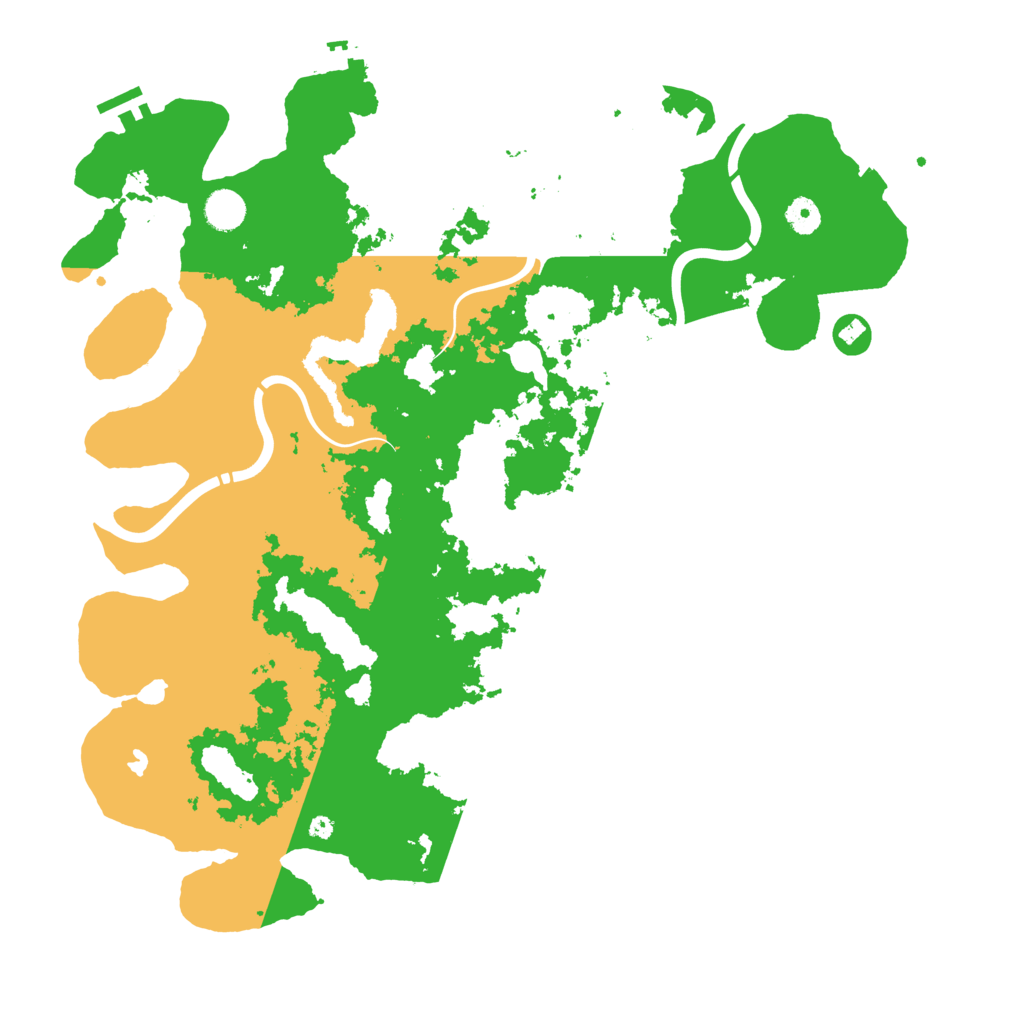 Biome Rust Map: Procedural Map, Size: 4400, Seed: 5588876