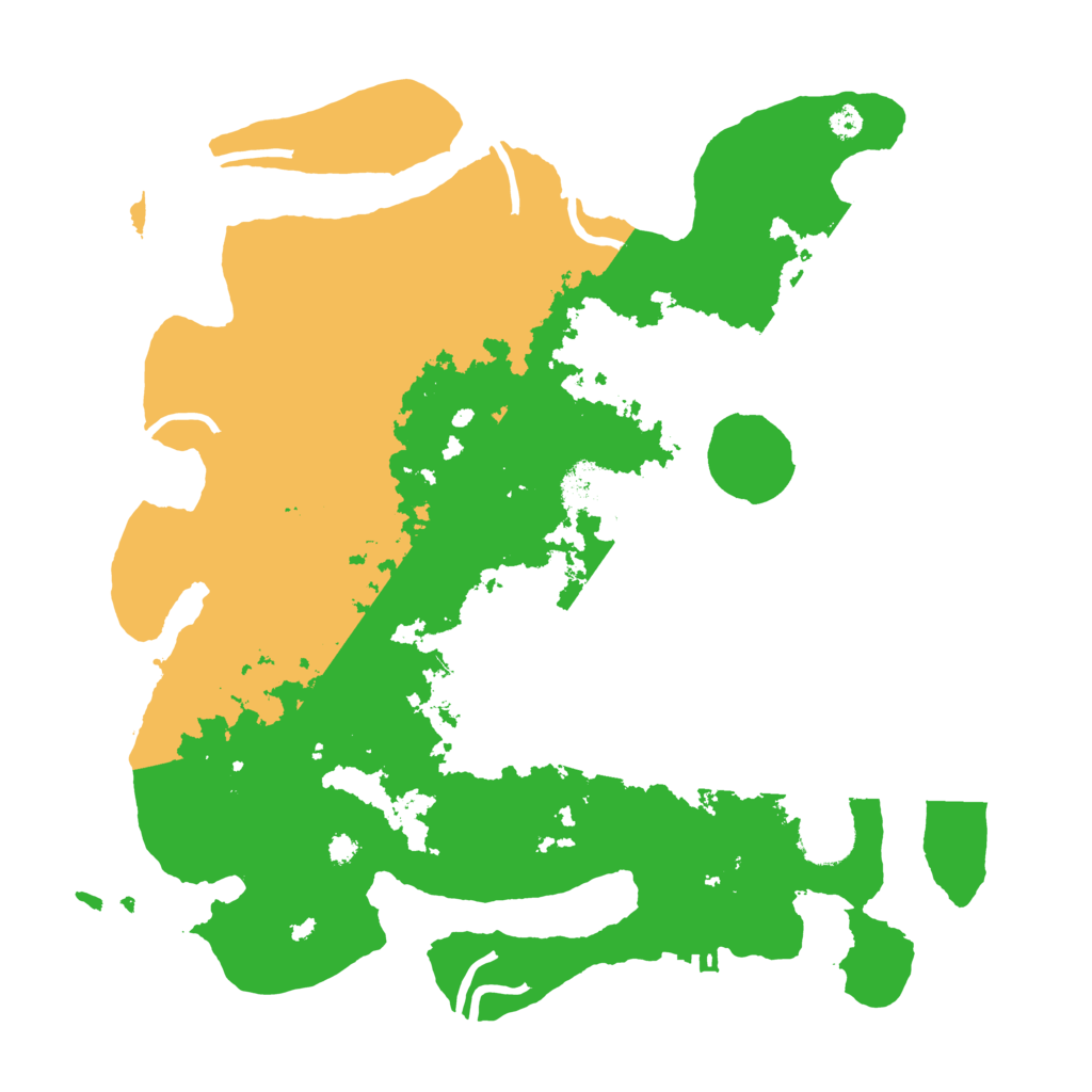 Biome Rust Map: Procedural Map, Size: 3500, Seed: 838612512