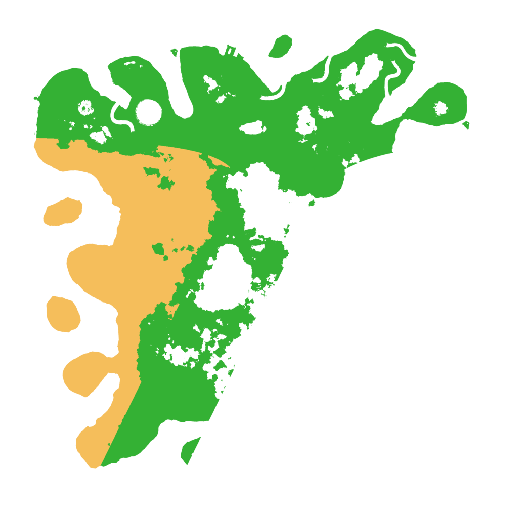 Biome Rust Map: Procedural Map, Size: 3500, Seed: 2092575800