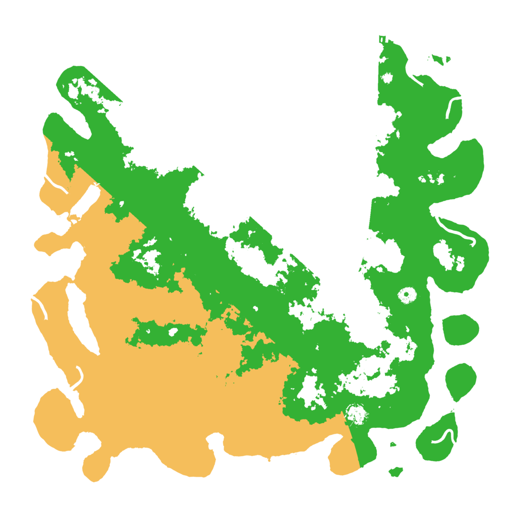 Biome Rust Map: Procedural Map, Size: 4500, Seed: 5463481