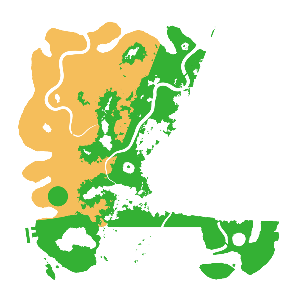 Biome Rust Map: Procedural Map, Size: 4000, Seed: 126008566