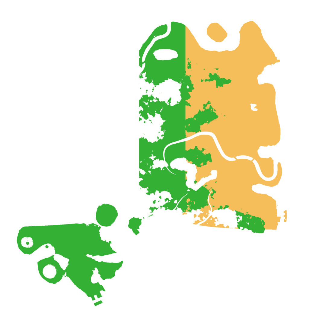 Biome Rust Map: Procedural Map, Size: 4000, Seed: 399563157