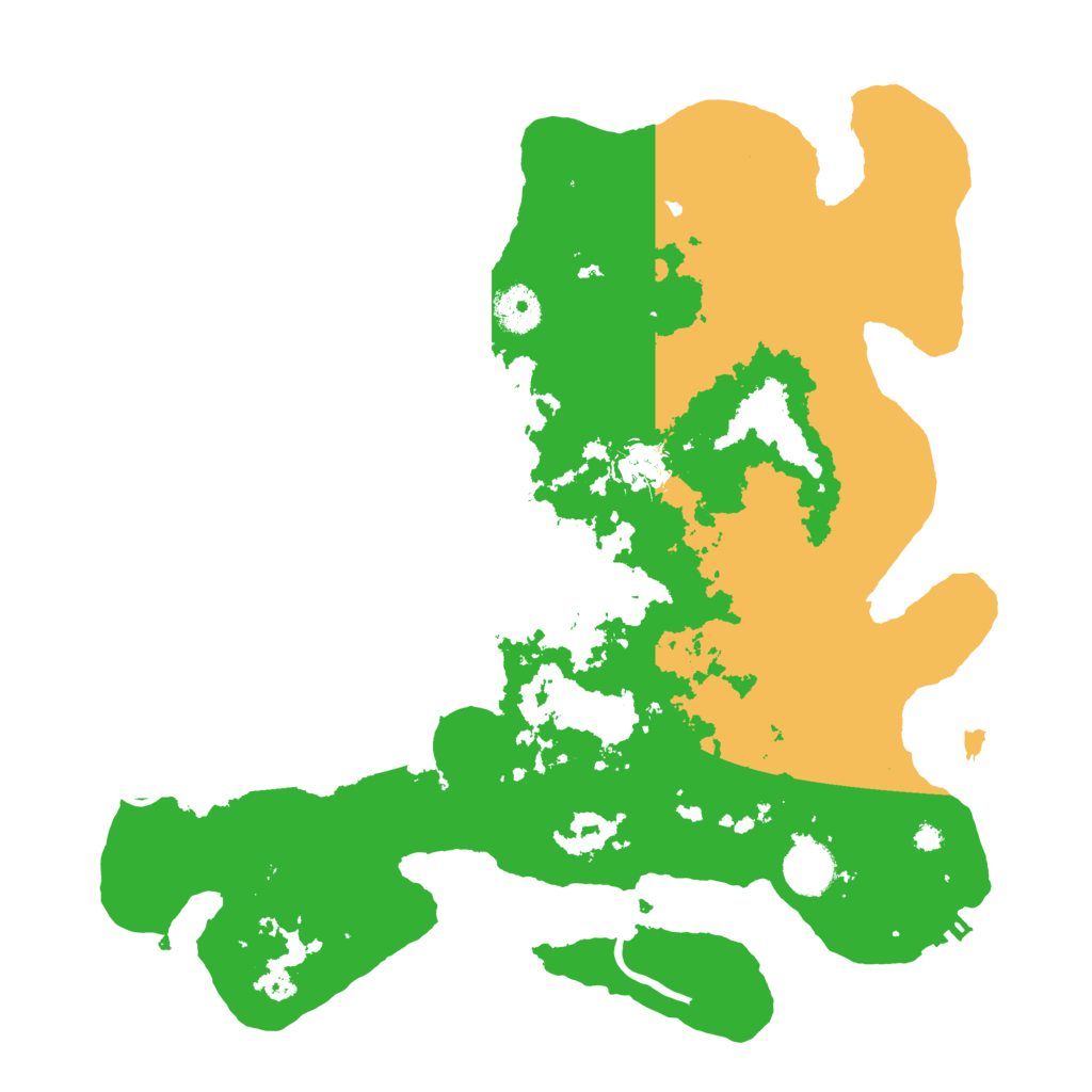 Biome Rust Map: Procedural Map, Size: 3700, Seed: 1374945329