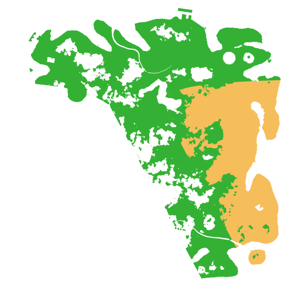 Biome Rust Map: Procedural Map, Size: 4250, Seed: 4674