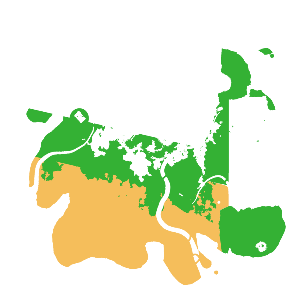 Biome Rust Map: Procedural Map, Size: 3000, Seed: 1214384983